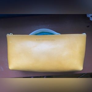 Portland leather goods utility pouch sunflower